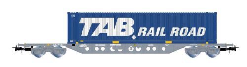 Jouef HJ6262 Sgnss Containertragwagen mit 45 container TAB RAIL ROAD  Ep.V